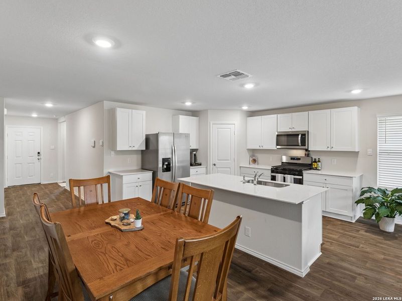 Furnished interior view inside a new home in , San Antonio (Image 10).