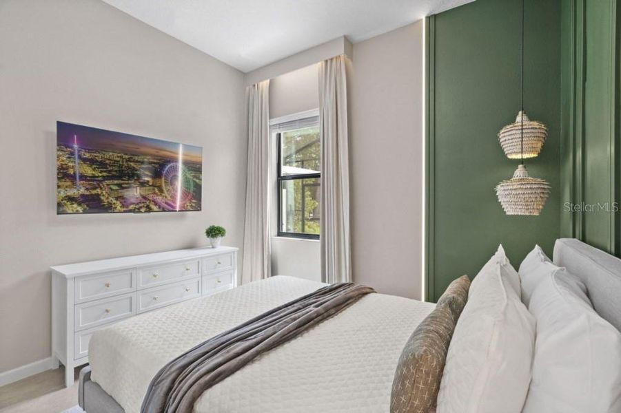 Furnished interior view inside a new home in , Orlando (Image 14). Furnished interior view inside a new home in , Orlando (Image 14).