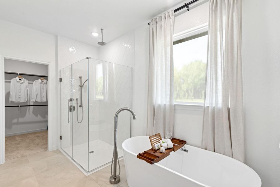 Serene primary bath (*Photo not of actual home and used for illustration purposes only.)