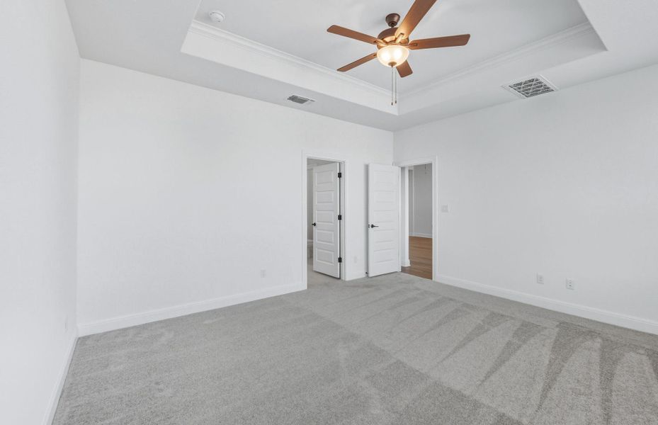 Spacious, unfurnished interior of a new home in Santa Rita Ranch, Liberty Hill (Image 46). Spacious, unfurnished interior of a new home in Santa Rita Ranch, Liberty Hill (Image 46).