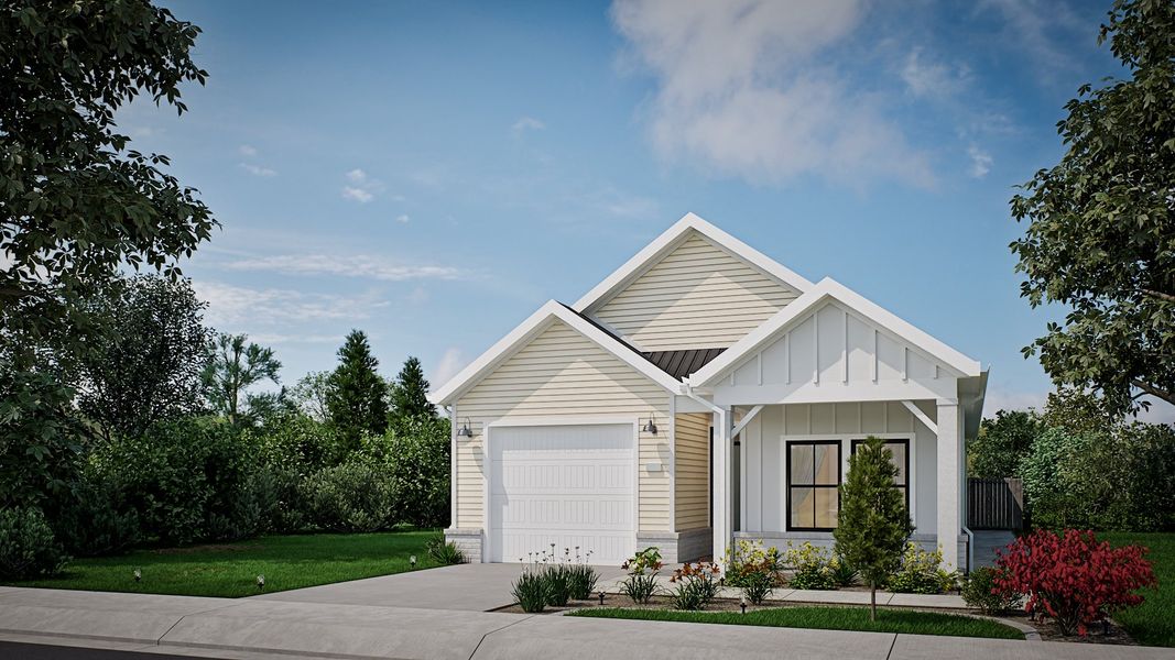 Representative exterior photo of a completed home built from the Gladstone by Epcon Communities in Chipeta Hollows, Grand Junction, CO (Image 12).