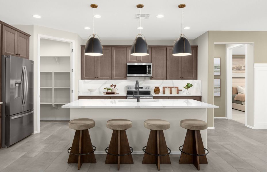 Representative furnished interior of a home built from the Tifton Walk by Del Webb in Sun City Anthem at Merrill Ranch, Florence (Image 4).