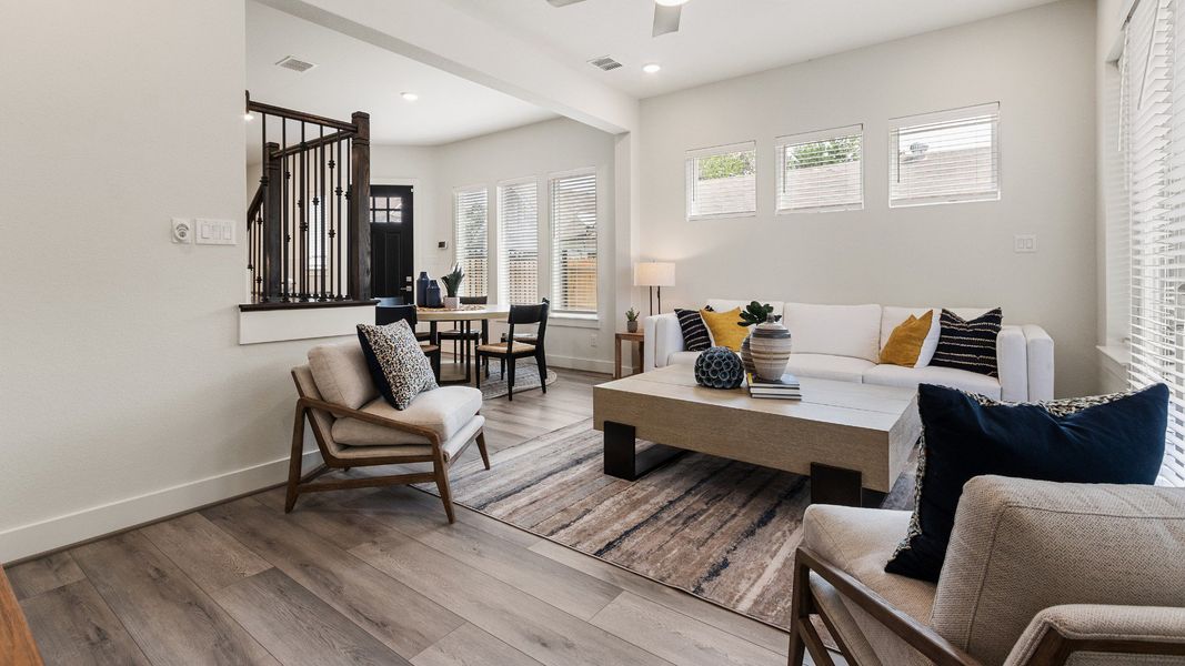 Furnished interior view inside a new home in Shady Acres, Houston (Image 11).