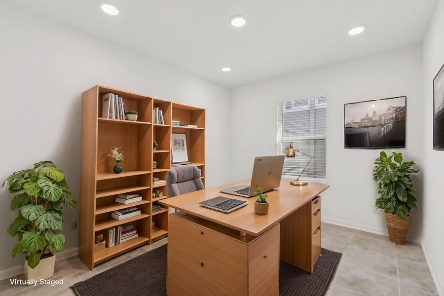 Den - Virtually Staged