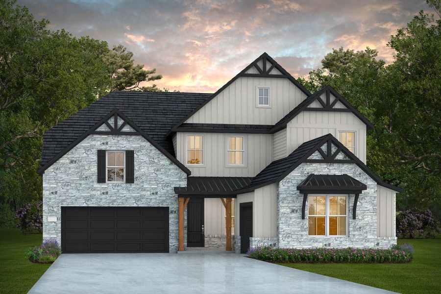 Representative exterior photo of a completed home built from the Gillett by Pulte Homes in Katy Court, Katy, TX (Image 6).