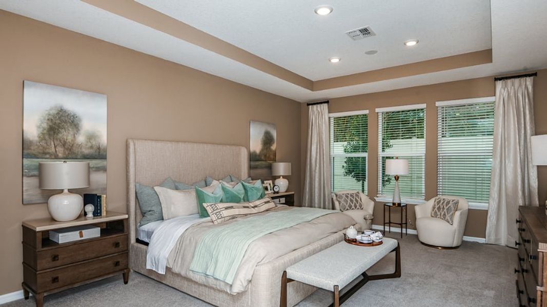 Furnished interior view inside a new home in Headwaters at Lofton Creek, Yulee (Image 7).