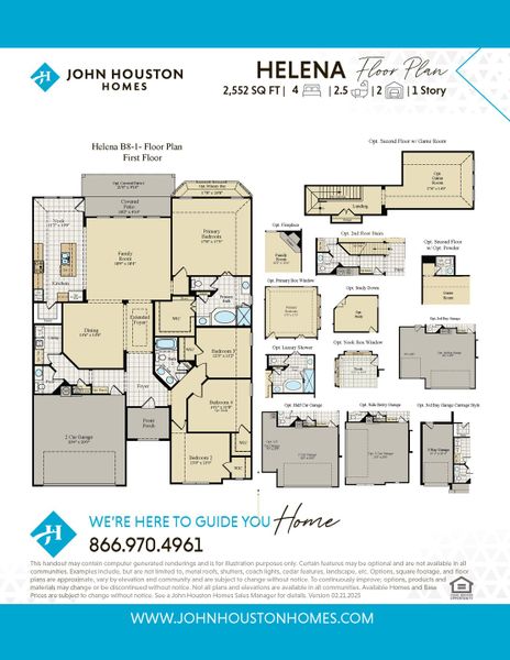 2D floor plan layout for the Helena by John Houston Homes in Chapel Ridge, Lorena, TX (Image 3). 2D floor plan layout for the Helena by John Houston Homes in Chapel Ridge, Lorena, TX (Image 3).
