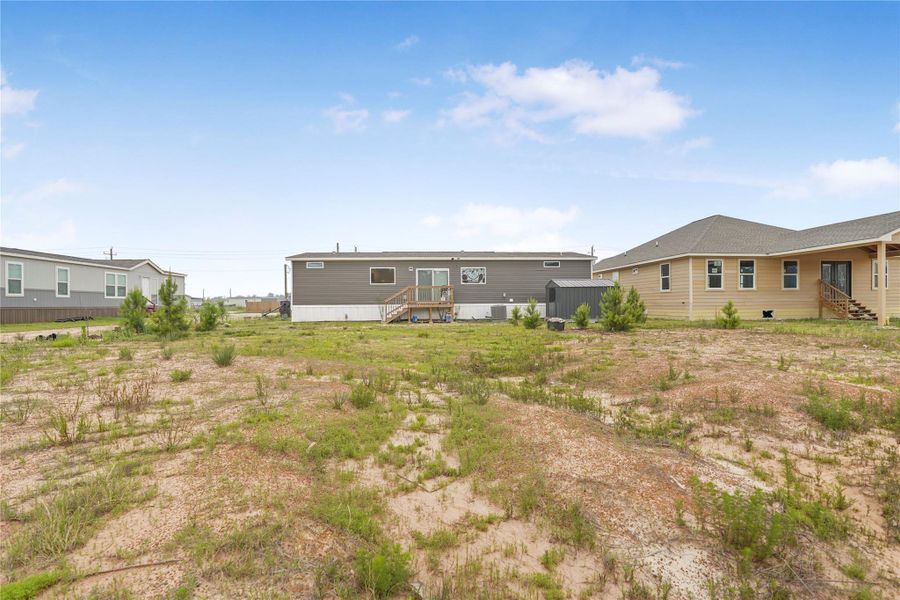 Spacious Backyard with Endless Potential