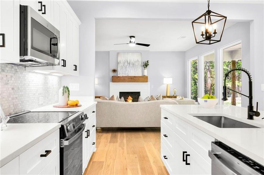 Furnished interior view inside a new home in , Gainesville (Image 15).