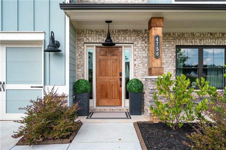 Exterior details and patio area of a home in Springside Reserve, Powder Springs (Image 32). Exterior details and patio area of a home in Springside Reserve, Powder Springs (Image 32).