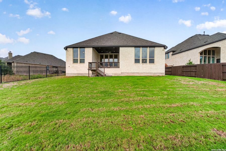 Exterior details and patio area of a home in Veramendi, New Braunfels (Image 24).