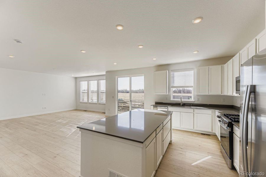 Furnished interior view inside a new home in Vermilion Creek: The Pioneer Collection, Centennial (Image 6).