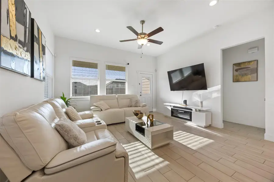 Furnished interior view inside a new home in Marvida, Cypress (Image 10).