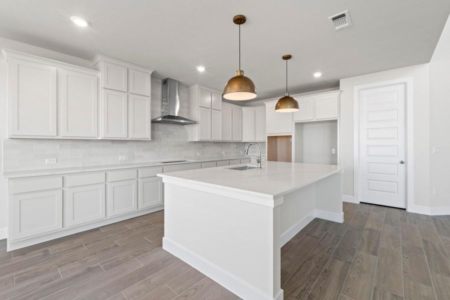 Furnished interior view inside a new home in Lariat, Liberty Hill (Image 5).