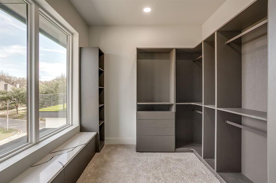 custom his and hers closet