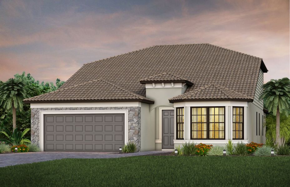 Exterior FM3 with stone detail Exterior FM3 with stone detail