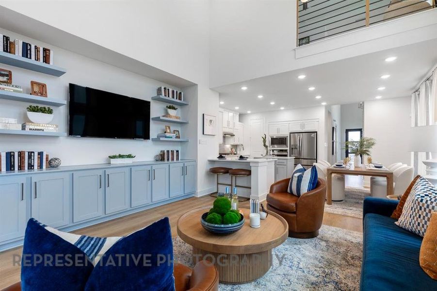Furnished interior view inside a new home in Heritage Ranch, Sherman (Image 21).