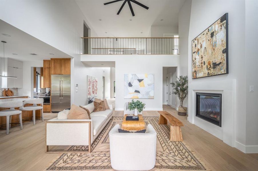 Furnished interior view inside a new home in , Dallas (Image 18).
