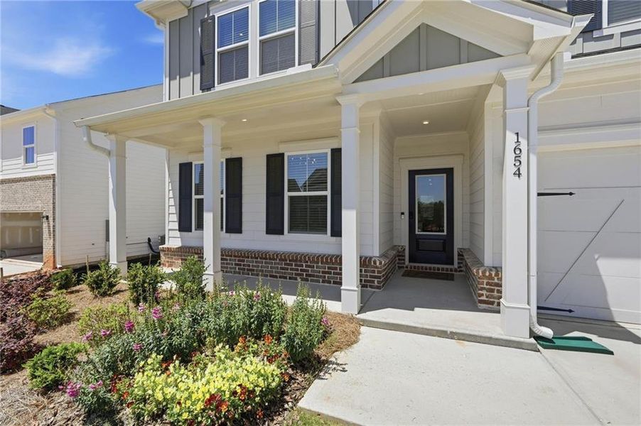 Exterior details and patio area of a home in Berkeley Mill, Cumming (Image 3).