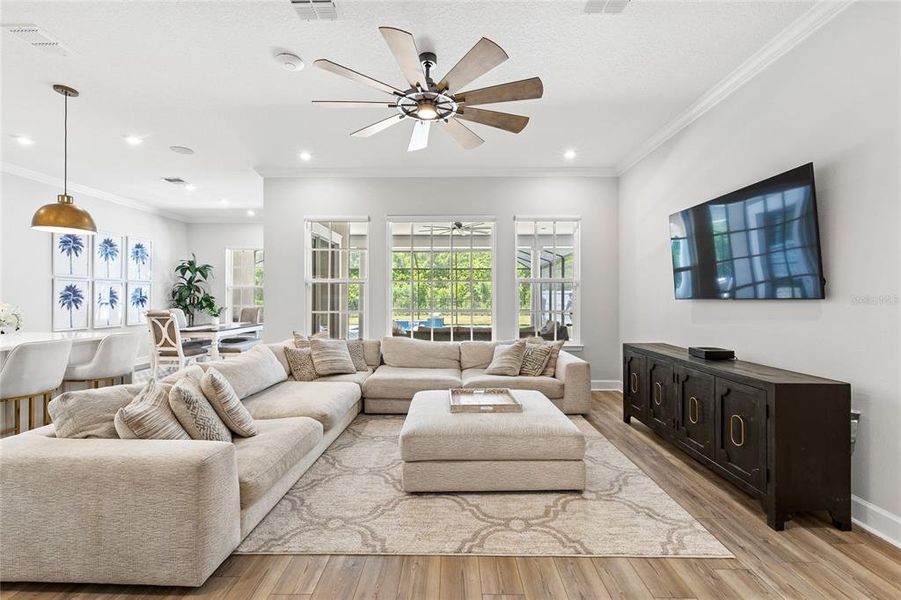 Furnished interior view inside a new home in , Kissimmee (Image 9). Furnished interior view inside a new home in , Kissimmee (Image 9).