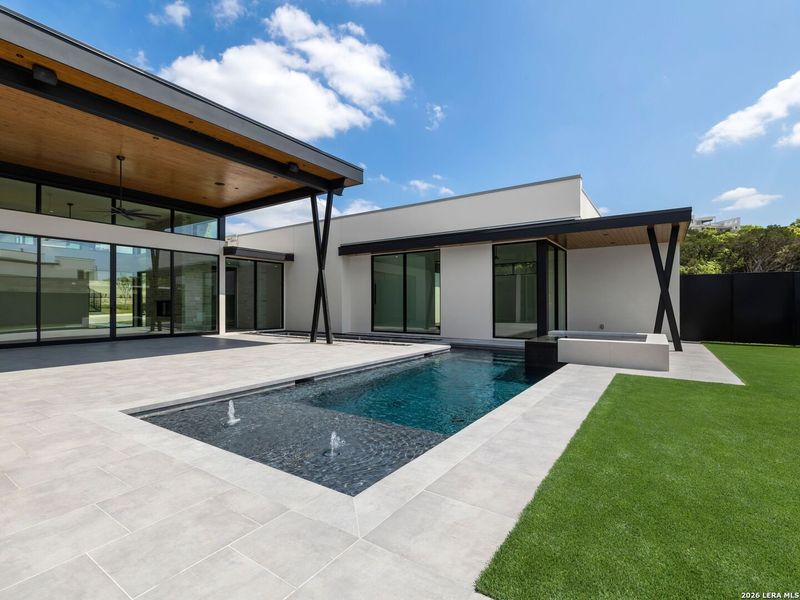 Exterior details and patio area of a home in , San Antonio (Image 27). Exterior details and patio area of a home in , San Antonio (Image 27).