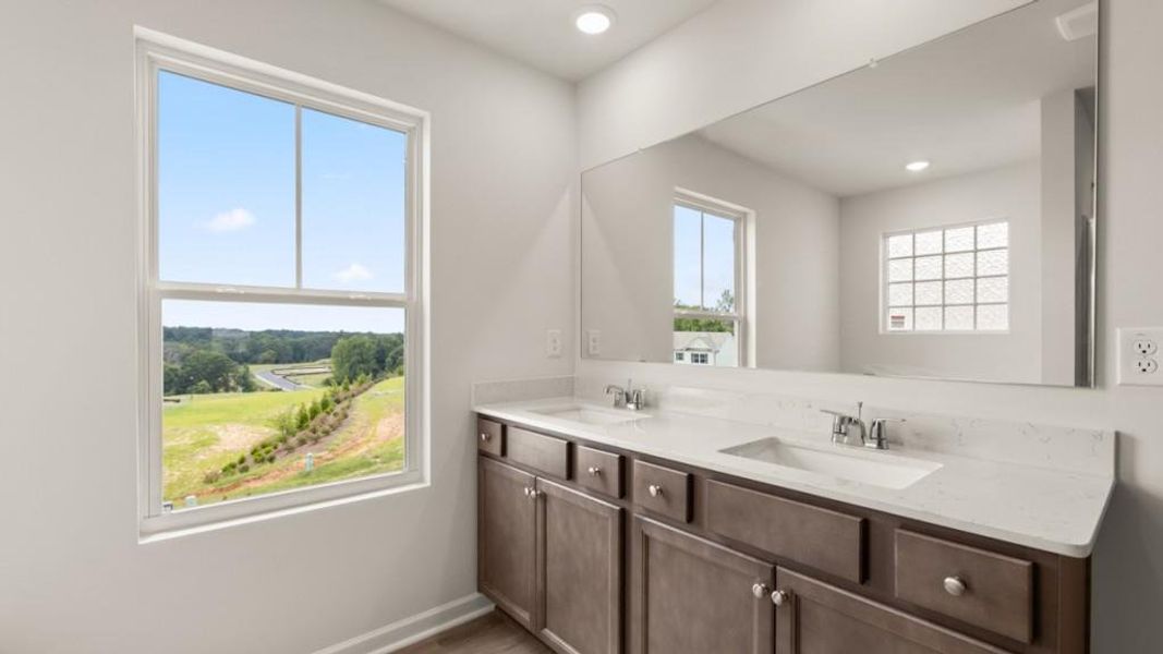 Furnished interior view inside a new home in Liberty Crossing, Braselton (Image 9).