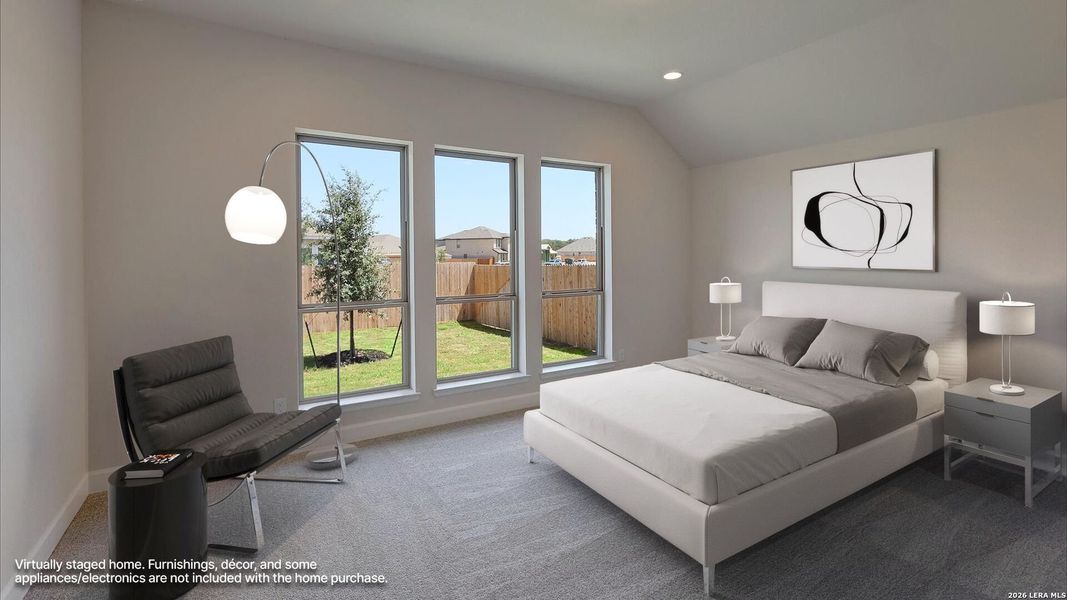 Furnished interior view inside a new home in Alsatian Oaks, Castroville (Image 14). Furnished interior view inside a new home in Alsatian Oaks, Castroville (Image 14).