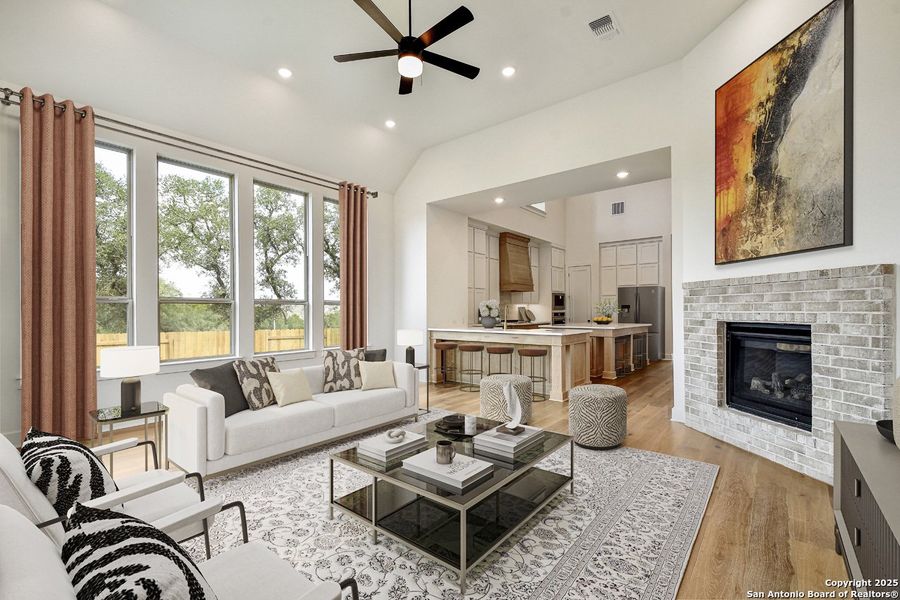 Furnished interior view inside a new home in La Cima: 70ft. lots, San Marcos (Image 6). Furnished interior view inside a new home in La Cima: 70ft. lots, San Marcos (Image 6).