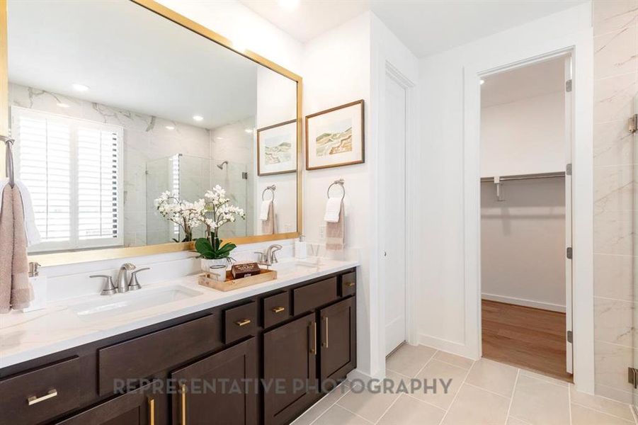 Furnished interior view inside a new home in Sonoma Verde: 60ft. lots, McLendon-Chisholm (Image 11).