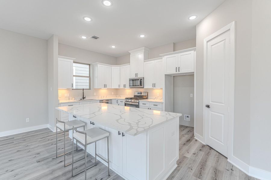 Furnished interior view inside a new home in , Houston (Image 11).