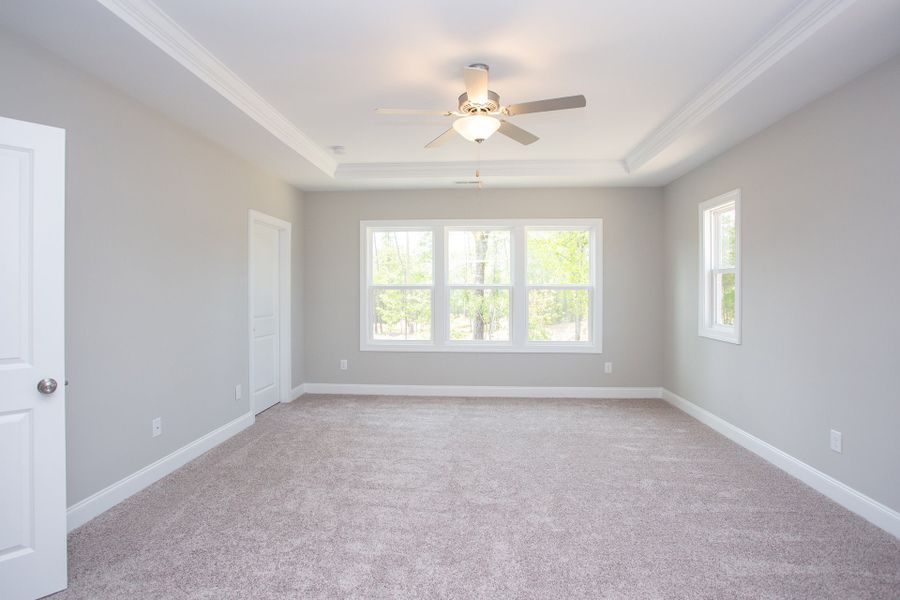 Representative unfurnished interior of a home built from the Statesville by Caruso Homes in Sauls Landing, Zebulon (Image 109). Representative unfurnished interior of a home built from the Statesville by Caruso Homes in Sauls Landing, Zebulon (Image 109).