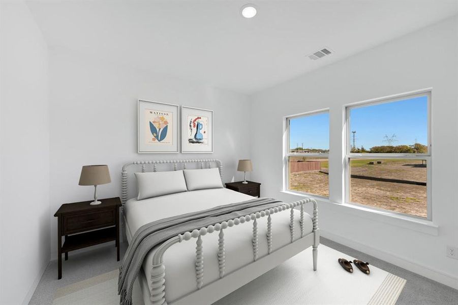 Furnished interior view inside a new home in Kreymer at the Park, Wylie (Image 27). Furnished interior view inside a new home in Kreymer at the Park, Wylie (Image 27).