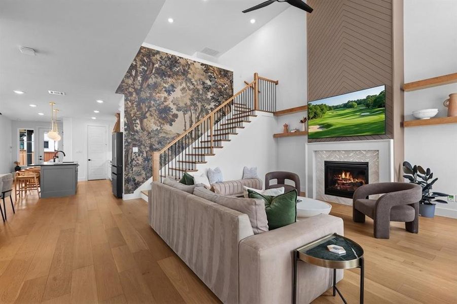 Furnished interior view inside a new home in , Frisco (Image 20).