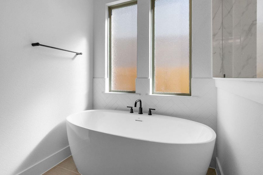 Soaking Tub in Primary Bath