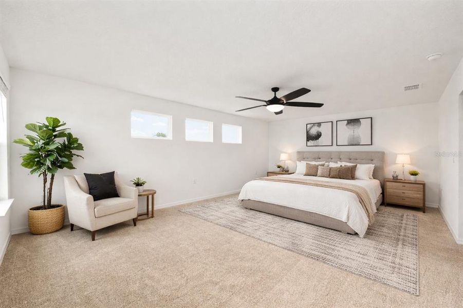 Furnished interior view inside a new home in Calesa Township, Ocala (Image 14). Furnished interior view inside a new home in Calesa Township, Ocala (Image 14).