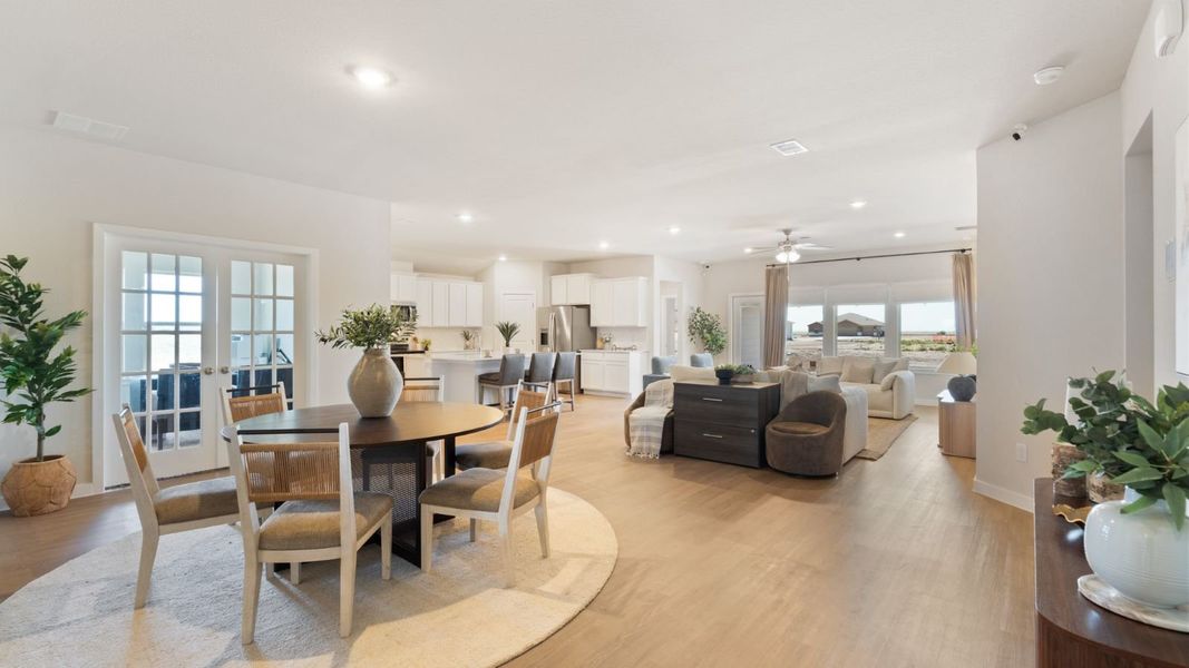 Furnished interior view inside a new home in The Reserve at London, Corpus Christi (Image 3). Furnished interior view inside a new home in The Reserve at London, Corpus Christi (Image 3).