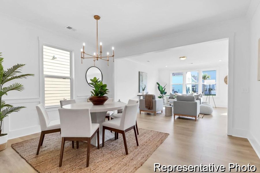 Furnished interior view inside a new home in , Ravenel (Image 4). Furnished interior view inside a new home in , Ravenel (Image 4).