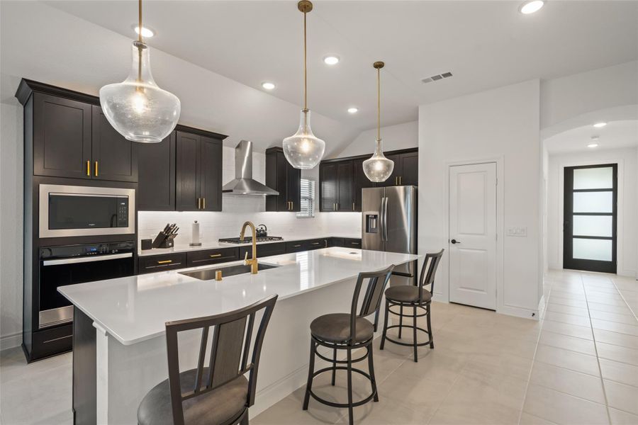 Furnished interior view inside a new home in Mavera, Conroe (Image 8).