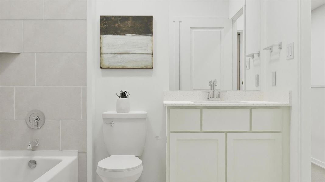 Furnished interior view inside a new home in Anniston, Katy (Image 34).