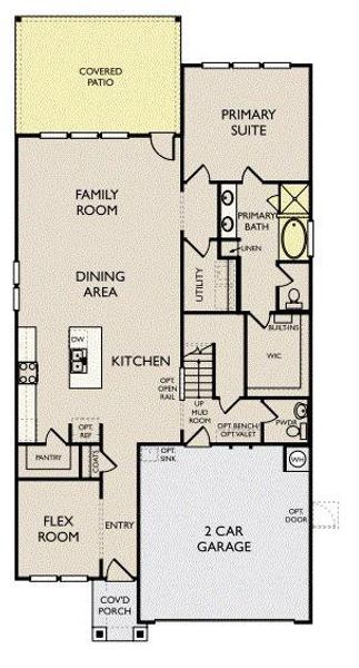 2D floor plan layout of this home in Cannon Ranch 45s, Dripping Springs, TX (Image 3). 2D floor plan layout of this home in Cannon Ranch 45s, Dripping Springs, TX (Image 3).