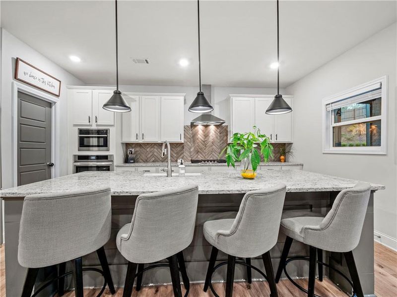 Furnished interior view inside a new home in , Hoschton (Image 56).
