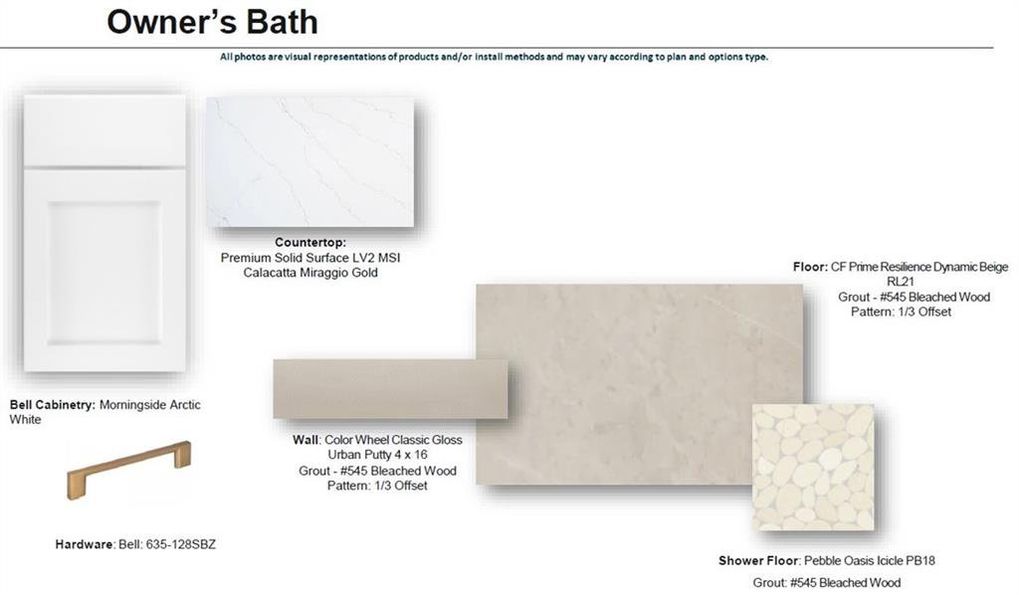 Sample of building materials used in homes in Ward's Crossing Townhomes, Johns Creek (Image 32). Sample of building materials used in homes in Ward's Crossing Townhomes, Johns Creek (Image 32).