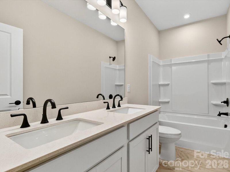 Dual Sink Secondary Bathroom