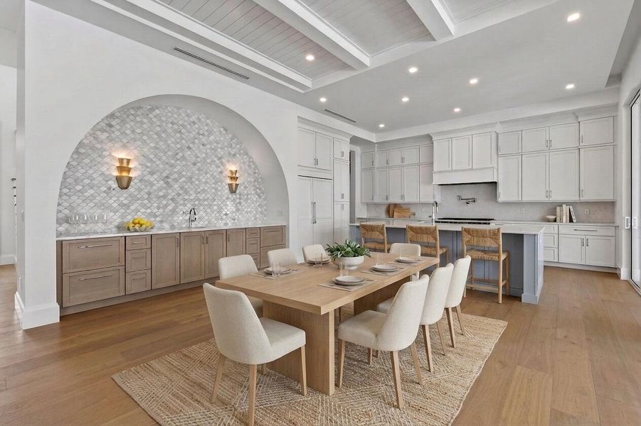 Dining Area Virtually Staged Dining Area Virtually Staged