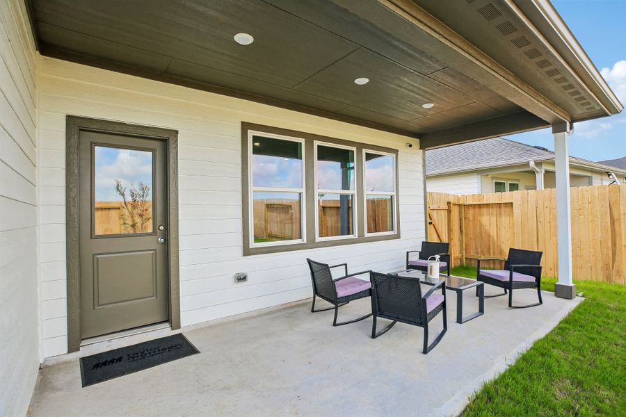 Representative exterior details of a home built from the Charlton by Taylor Morrison in Mason Woods, Cypress (Image 3).
