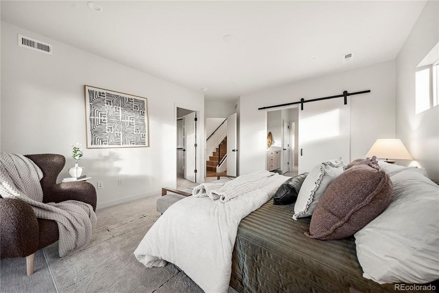 Furnished interior view inside a new home in , Denver (Image 7). Furnished interior view inside a new home in , Denver (Image 7).