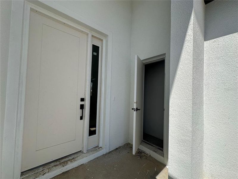 Front Entry and Delivery Closet Front Entry and Delivery Closet