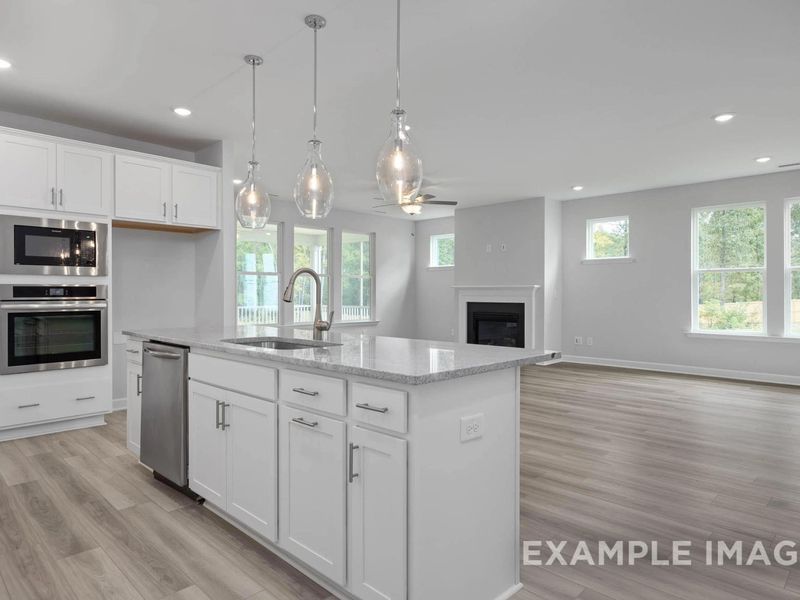 Furnished interior view inside a new home in Retreat at North Main, Lillington (Image 6).