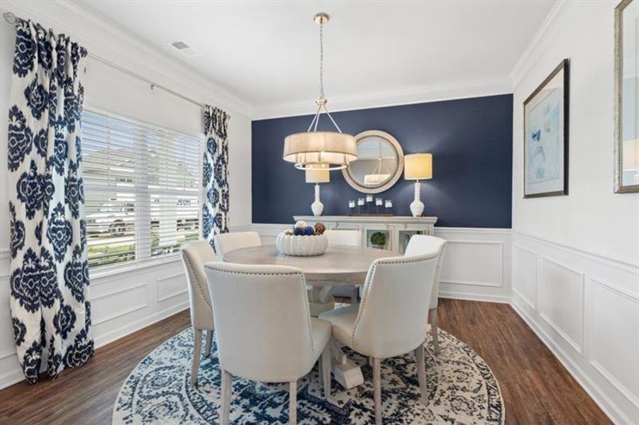 Furnished interior view inside a new home in Victoria Heights, Dallas (Image 31).