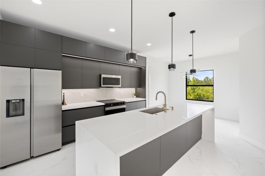 Furnished interior view inside a new home in , Lehigh Acres (Image 8).
